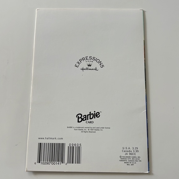 Hallmark Barbie Anniversary Card - Picture 3 of 3
